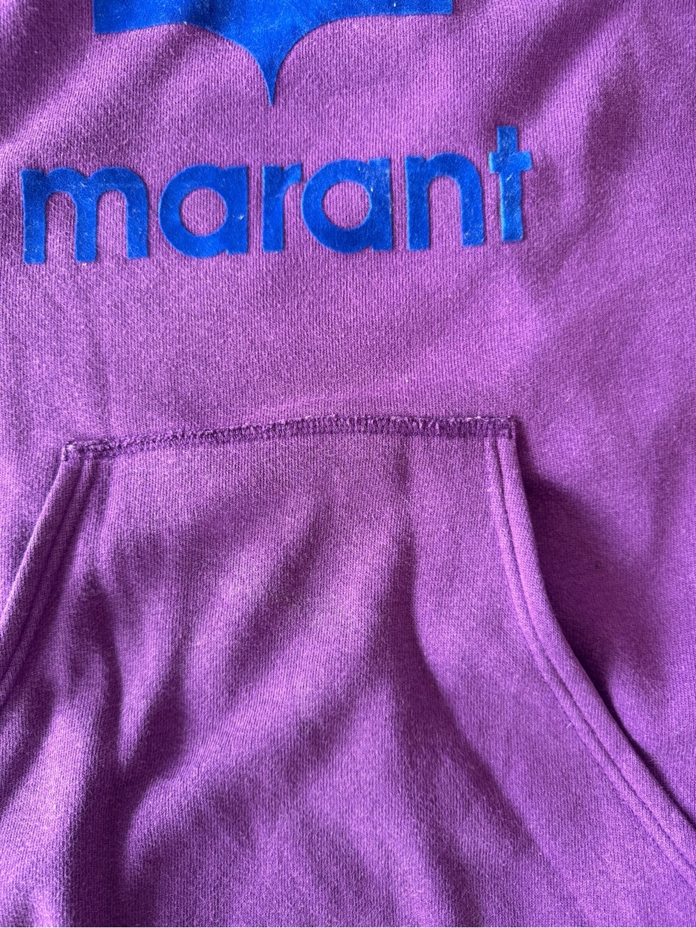 Isabel Marant Miley Purple Logo Hoodie - Picture 10 of 10